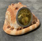 Shell Rochester Antique Room Thermometer