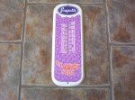 Grapette Soda Metal Thermometer - Vintage Style