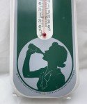 Coca-Cola Silhouette Girl Thermometer - 1984