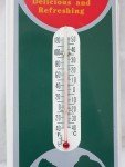 Coca-Cola Silhouette Girl Thermometer - 1984