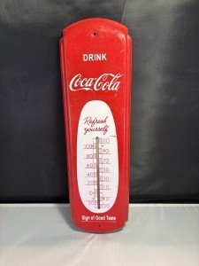 Coca-Cola Vintage Wall Thermometer Decor