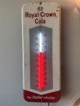 1950s Vintage Royal Crown Cola Neon Thermometer