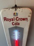 1950s Vintage Royal Crown Cola Neon Thermometer