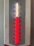 1950s Vintage Royal Crown Cola Neon Thermometer