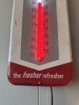 1950s Vintage Royal Crown Cola Neon Thermometer