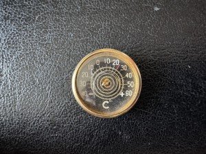 1950s-60s Vintage Magnetic Thermometer for Autos