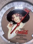 Coca-Cola Jumbo Dial Antique Advertising Thermometer