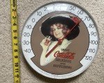 Coca-Cola Jumbo Dial Antique Advertising Thermometer
