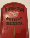 Anheuser-Busch Vintage Beer Thermometer with Budweiser Girl