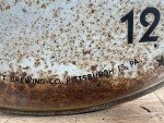 Fort Pitt Beer Vintage Metal Thermometer Wall Decor