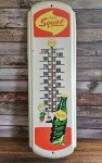 Vintage Squirt Soda Tin Wall Thermometer