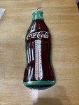 Coca Cola Vintage 17” Metal Thermometer - Green