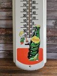 Vintage Squirt Soda Tin Wall Thermometer