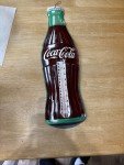 Coca Cola Vintage 17” Metal Thermometer - Green