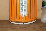 Vintage 1960 Orange Crush Metal Thermometer Sign