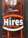 Vintage Hires Root Beer Thermometer Metal Sign 28.5