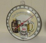 1971 Piels Real Draft Beer Thermometer - Brooklyn