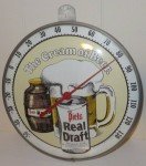1971 Piels Real Draft Beer Thermometer - Brooklyn