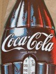 Vintage Coca-Cola Thermometer - Unopened, 29" Sign