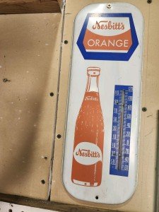 Nesbitt's Orange Soda Tin Wall Thermometer
