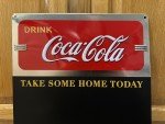 Vintage Coca-Cola Chalkboard Bottle Cap Wall Decor