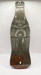 Coca Cola 1998 Metal Bottle Shaped Sign