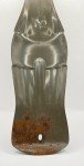 Coca Cola 1998 Metal Bottle Shaped Sign