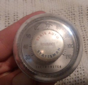 Honeywell Statesman Vintage Advertising Desk Thermometer