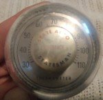 Honeywell Statesman Vintage Advertising Desk Thermometer