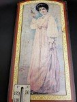 Gibson Girl Budweiser Beer Thermometer Sign