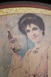 Gibson Girl Budweiser Beer Thermometer Sign