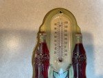 Vintage 1942 Coca Cola Double Bottle Thermometer Sign