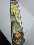 Moosehead Lager Beer Thermometer Metal Sign, 3 Ft