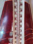 Vintage Hires Root Beer Metal Wall Thermometer