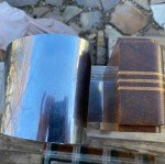 Vintage West-O-Therm Wooden Thermometer with Inlay