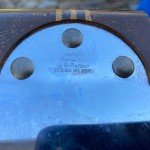 Vintage West-O-Therm Wooden Thermometer with Inlay