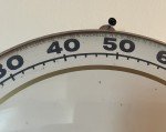 1950s Pam Clock Co Brewness Beer Thermometer