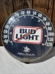 Anheuser Busch Bud Light Beer Thermometer