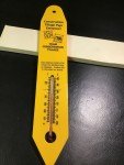 Vintage Plastic Wall Thermometer - Conservation Tillage