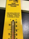 Vintage Plastic Wall Thermometer - Conservation Tillage