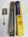 Set of 6 Vintage Candy Cooking Thermometers