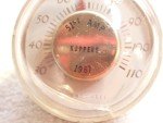 Vintage 1967 Honeywell Desktop Thermometer