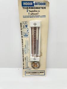Ohio Thermometer Company Vintage Indoor/Outdoor Thermometer