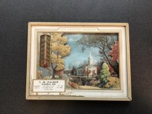 1958 Vintage Advertising Thermometer with 3-D Effect