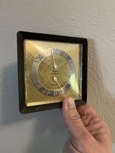 Vintage Humidity Thermometer with Side Scratches