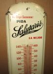 Vintage TOME Delicioso Refreshment Thermometer Sign