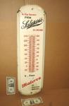 Vintage TOME Delicioso Refreshment Thermometer Sign