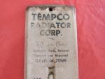 Vintage 1950s TEMCO Radiator Wall Thermometer