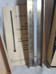Vintage American Thermometer Co Wooden Handle Candy Thermometer