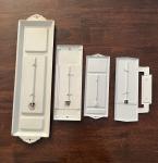 Set of 4 Vintage Local Advertising Thermometers